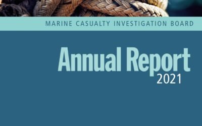 Marine Casualty Investigation Board (MCIB) 2021 Annual Report published