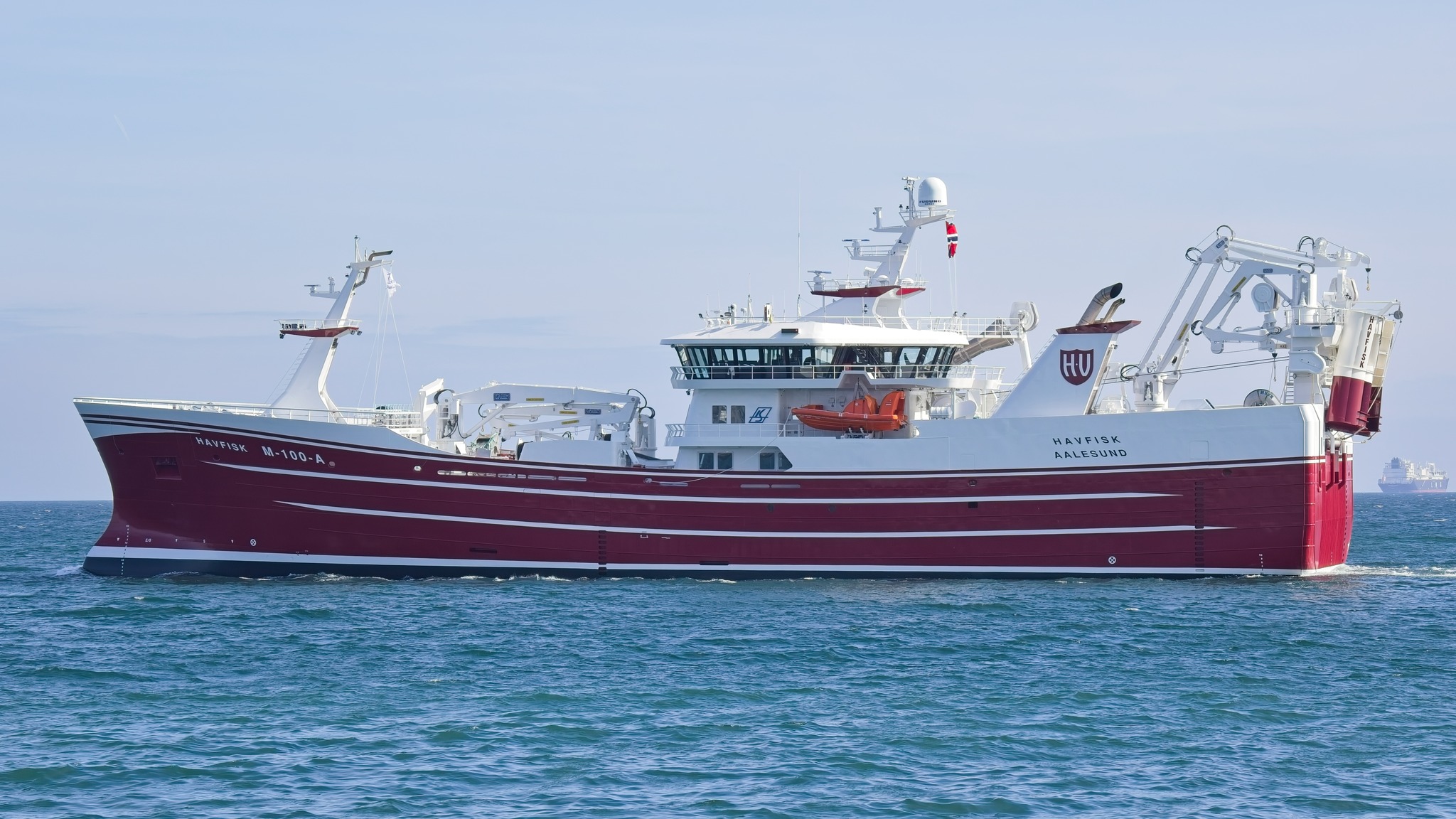 Norwegian trawler “Havfisk”, built by Karstensens Shipyard, delivered to Veibust Group