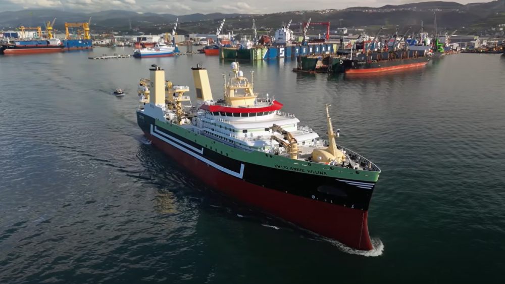 Tersan Delivers New 'Annie Hillina' Pelagic Freezer-Trawler